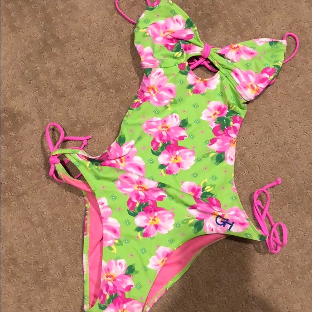Gilly Hicks floral monokini. NWOT.